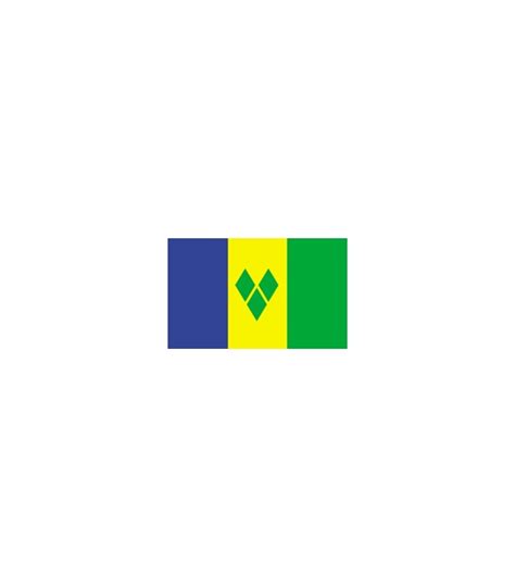 St. Vincent & The Grenadines Courtesy Flag 12x18 in.