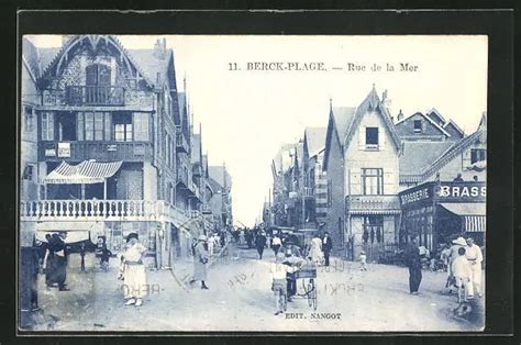 CPA BERCK PLAGE RUE De La Mer EUR 4 00 PicClick FR