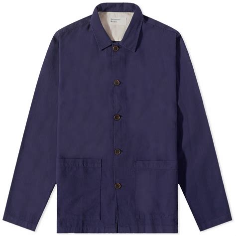 Universal Works Men S Easy Overshirt In Navy Universal Works