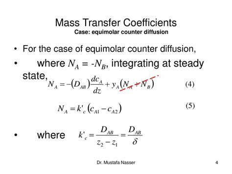 Convective Mass Transfer Coefficient Ppt Download