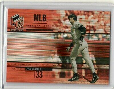 JOSE CANSECO 2000 Upper Deck HoloGrFX 25 DEVIL RAYS EBay