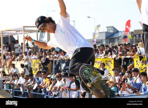 Kanagawa Japan 15th July 2018 Murasaki Shonan Open 2018 Skateboard