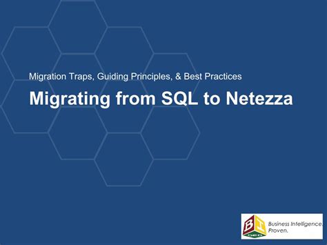 PDF Migrating From SQL To Netezza Migration Traps Guiding PDFSLIDE NET