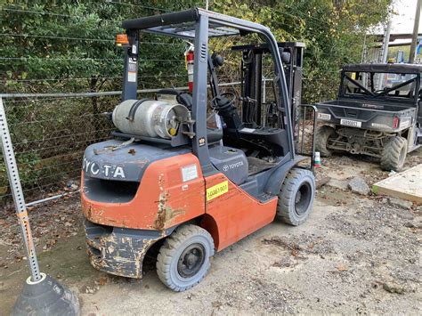 Used 2015 Toyota 8FGU25 Warehouse Forklift For Sale In Wilmington NC