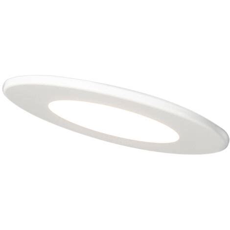 Qazqa Moderno Foco Empotrable Blanco Con Led Lumen K W Ip