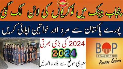 Bank Of Punjab Bop Jobs 2024 Online Apply Latest Jobs In Bank Of Punjab 2024 Youtube