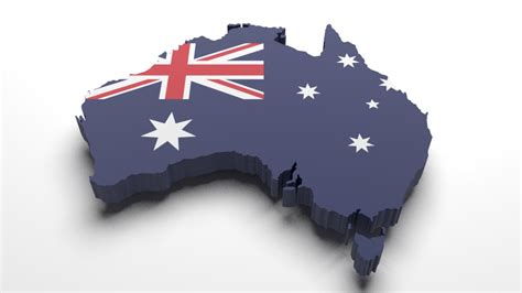 australia flag 3d 3ds