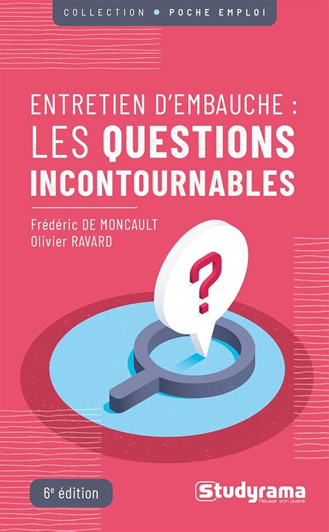 Entretien d embauche Les questions incontournables 6e éditio De