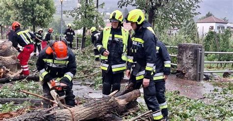 Maltempo Esonda Torrente Nel Bresciano Allerta Gialla In Lombardia