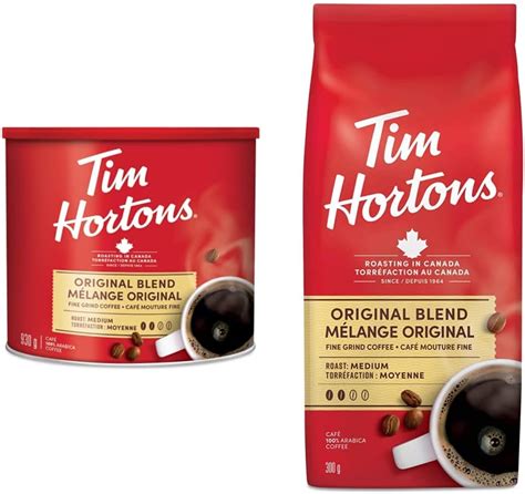 Tim Hortons Original Blend Fine Grind Coffee Medium Roast G Can