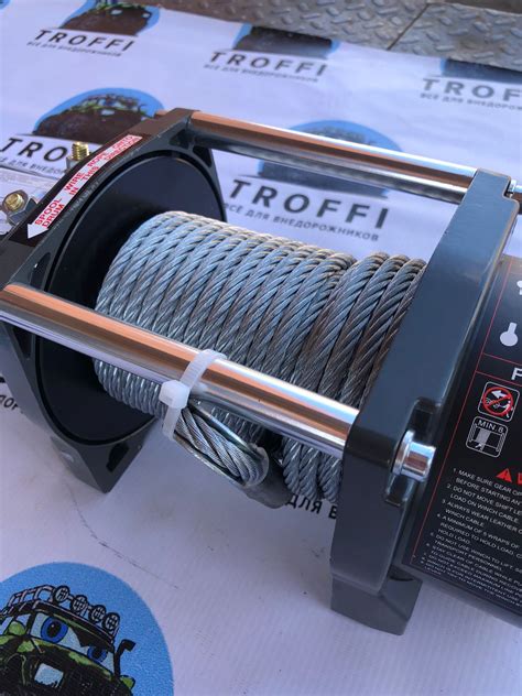 Лебедка электрическая 12V Electric Winch 6000 lbs / 2722 кг (блок ...