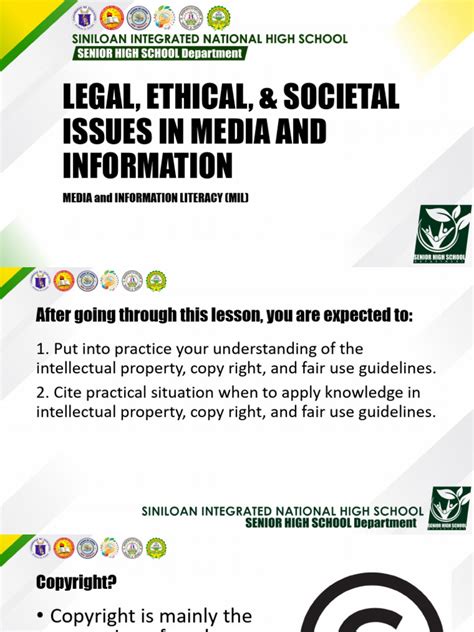 M7 Legal Ethical Societal Issues In Media And Information Pdf