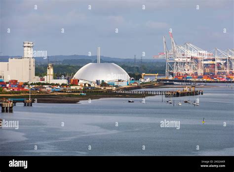 The Silver Dome Of Veolia Environmental Services Marchwood Industrial