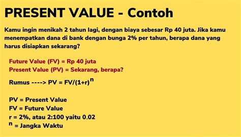 Cara Menghitung Present Value Pv Future Value Fv