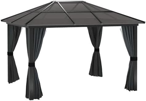 Outsunny X M Hardtop Gazebo Canopy With Polycarbonate Roof And