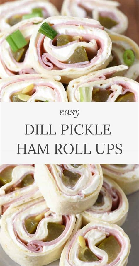 Easy Dill Pickle Ham Roll Ups Adventures Of Mel