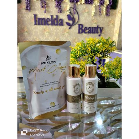 Jual IMD GLOW HB Super Whitening Imelda Original Sepaket Siang