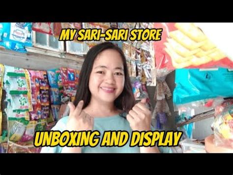 MY SARI SARI STORE UNBOXING AND DISPLAY Starlyn Channel YouTube