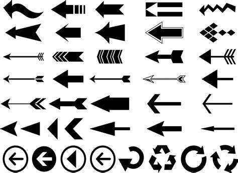 Clipart Arrows Set