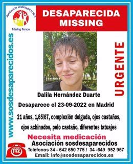 Buscan A Una Joven De A Os Desaparecida El Domingo En Madrid