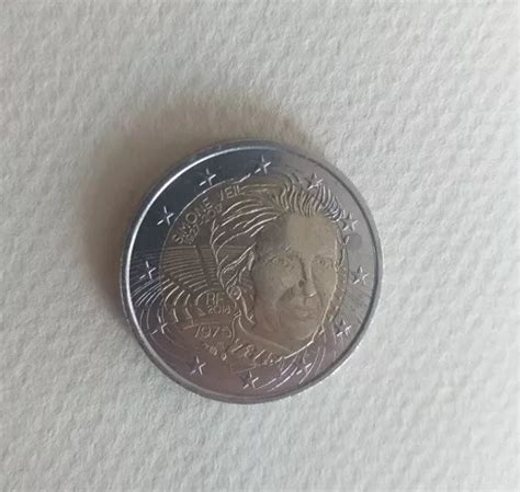 PIÈCE RARE DE 2 euros Simone Veil 1975 1927 2017 EUR 100 00 PicClick FR