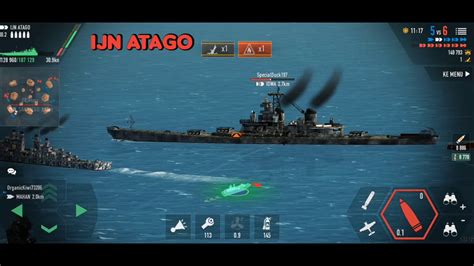 IJN Atago Battle Of Warship Naval Blitz Part 13 YouTube