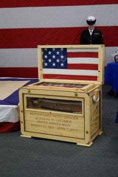 Navy Sea Chest Shadow Box Ideas