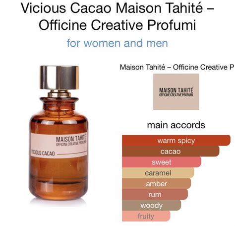 Vicious Cacao Maison Tahité Officine Creative Profumi