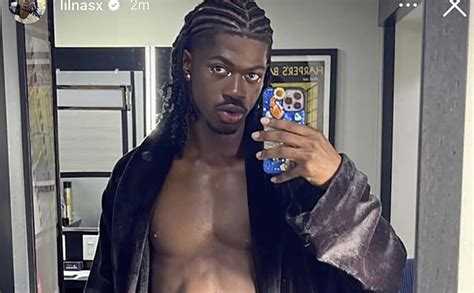 Lil Nas X Takes A Selfie To Show Off His Big Bulge Naked Male Celebrities