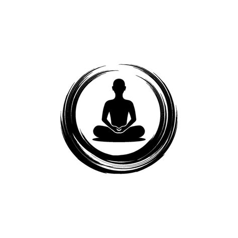 Zen Meditation Vector Logo 29435994 Vector Art At Vecteezy