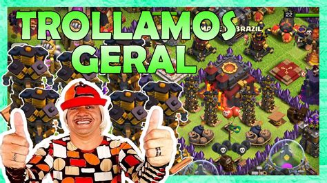 Clash Of Clans TROLLANDO TODO MUNDO LAYOUT TROLL L Gustovow