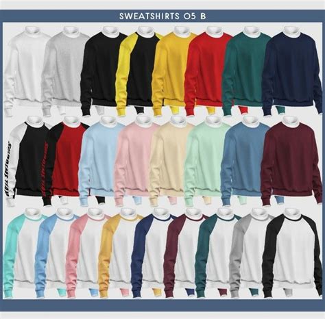 KK Sweatshirts 05 B KK S Creation Sims 4 Men Clothing Sims 4 Male