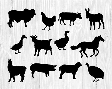 Farm Animal Svg Animal Svg Bundle Farm Life Svg Farm House Svg Farm