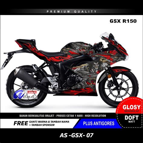 Jual Sticker Decal GSX R150 Desain 07 Fullbody Shopee Indonesia