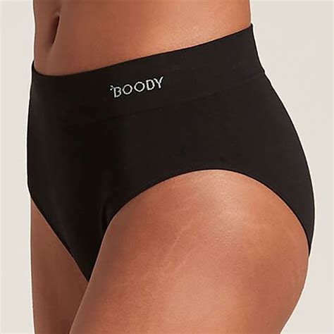 Boody Bamboo Full Briefs Black Boody