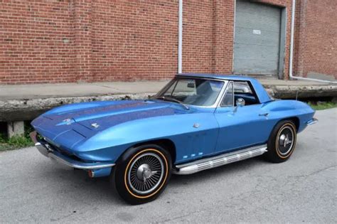 Nassau Blue Corvette Convertible For Sale