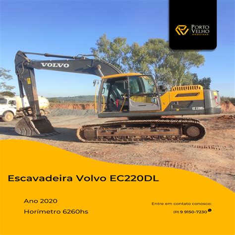 Escavadeira Hidráulica Volvo EC220DL Porto Velho Máquinas