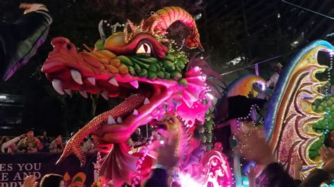 Beautiful Floats On Krewe Of Orpheuss Mardi Gras 2020 New Orleans