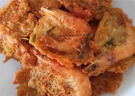 Resep Gimbal Udang Renyah Peyek Udang Oleh Erlina Arya Cookpad