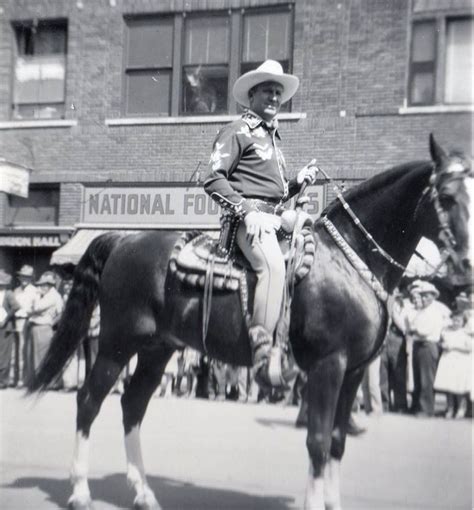 Gene Autry In The Mandan North Dakota Rodeo Paradeprobably The Early