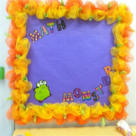 Colorful Mesh Border For Bulletin Board Love The Pop This Gives Image