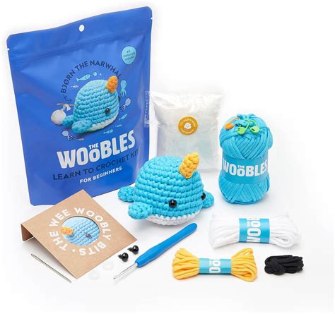 The Woobles Beginners Crochet Kit With Easy Peasy Yarn As Seen On Shark