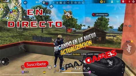 EN DIRECTO CON MAX Ven Por Tus Diamantes Jugando Free Fire En Mi