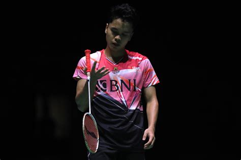 Japan Open 2022: Cedera Punggung, Ginting Mundur - PBSI