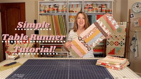 Simple Table Runner Tutorial Youtube