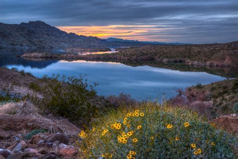 Lake Mohave Near Bullhead City It Was Formed By Davis Dam On The