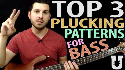 3 Plucking Patterns You MUST Practice Online Bass Lessons YouTube