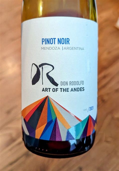 Don Rodolfo Pinot Noir Art Of The Andes Argentina Mendoza