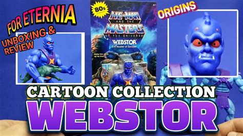 UNBOXING REVIEW Origins Cartoon Collection WEBSTOR He Man And The