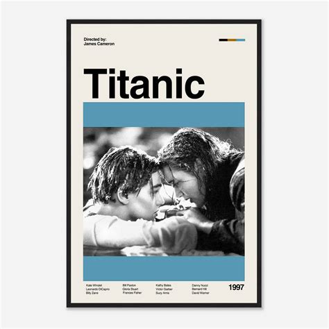 Titanic Retro Poster, Titanic Movie Poster, Billy Zane Film - Citiesbox